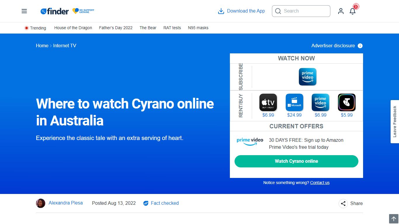 Where to watch Cyrano online in Australia | Finder